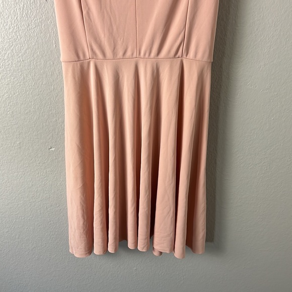 Topshop Light Pink Strappy Mini Babydoll Dress - Picture 3 of 9